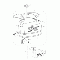 TOP COWLING ASSY - 4 Strok For F5AF6A